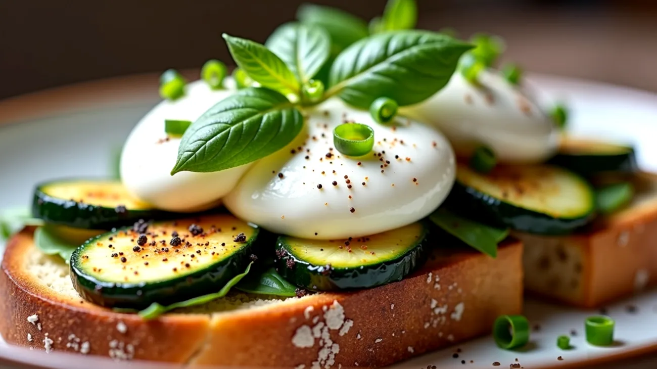 Ulivi burrata crostone di pane"